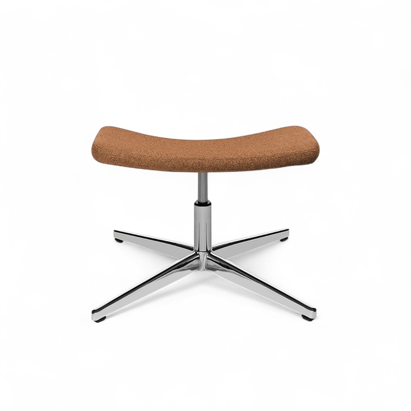 Image of Ottoman / Footrest Topstar Sitness Lounge, Orange, New - Ergonomic & height-adjustable