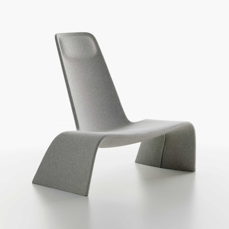 Image of Armchair Lounge armchair Plank Land, 112.0 x 83.0 cm, Light gray, New, Elegance & comfort - ideal for relaxing hours