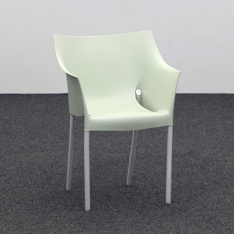 Image of Bistro chairs Kartell Green, Normal used - Perfect for comfortable sitting