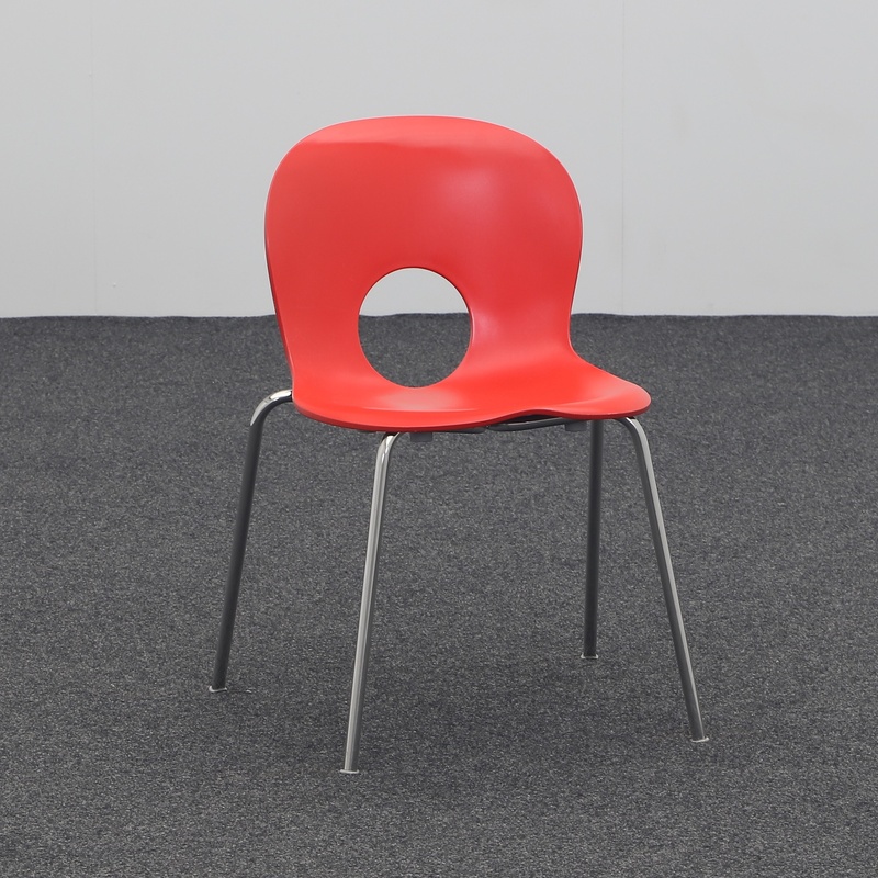 Image of Bistro stacking chairs Rexite Olivia Red, Normal used - Perfect for comfortable sitting