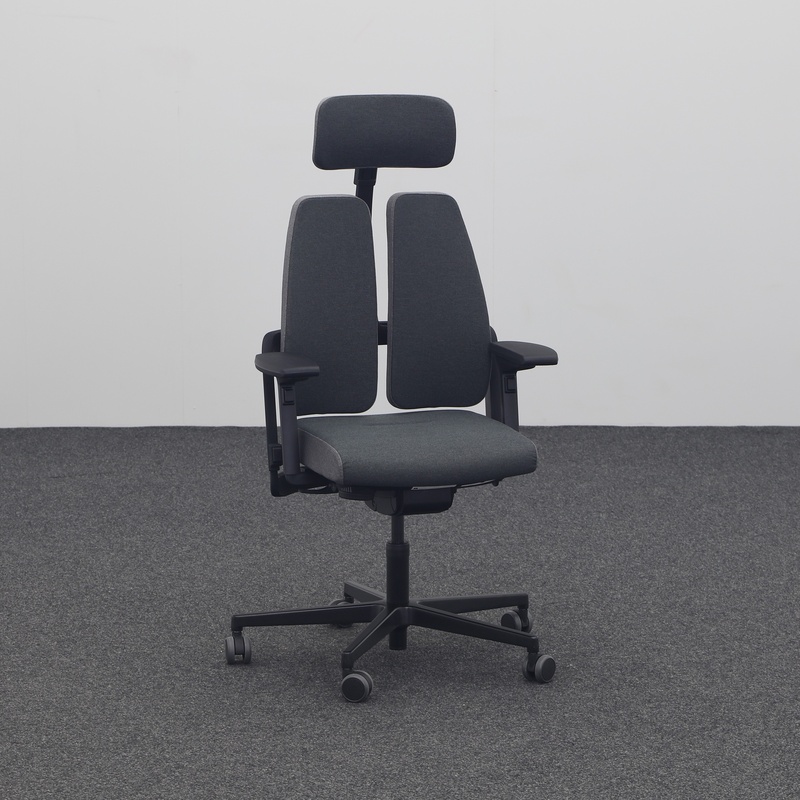 Image of Office swivel chairs Sitag SitagXilium DuoBack with 4D armrests, Anthracite, Very good, Ergonomic chair - ideal for flexible working