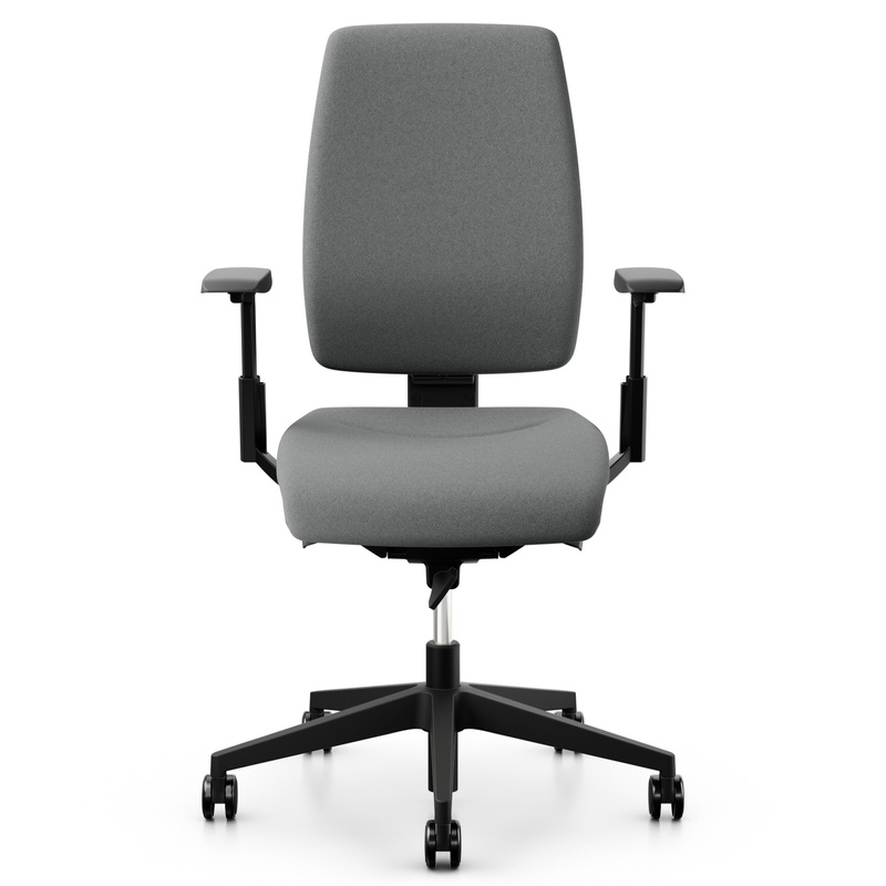 Image of Office swivel chair Giroflex 68-3509 with 3D armrests, Gray/Black, New, Ergonomic chair - ideal for flexible working