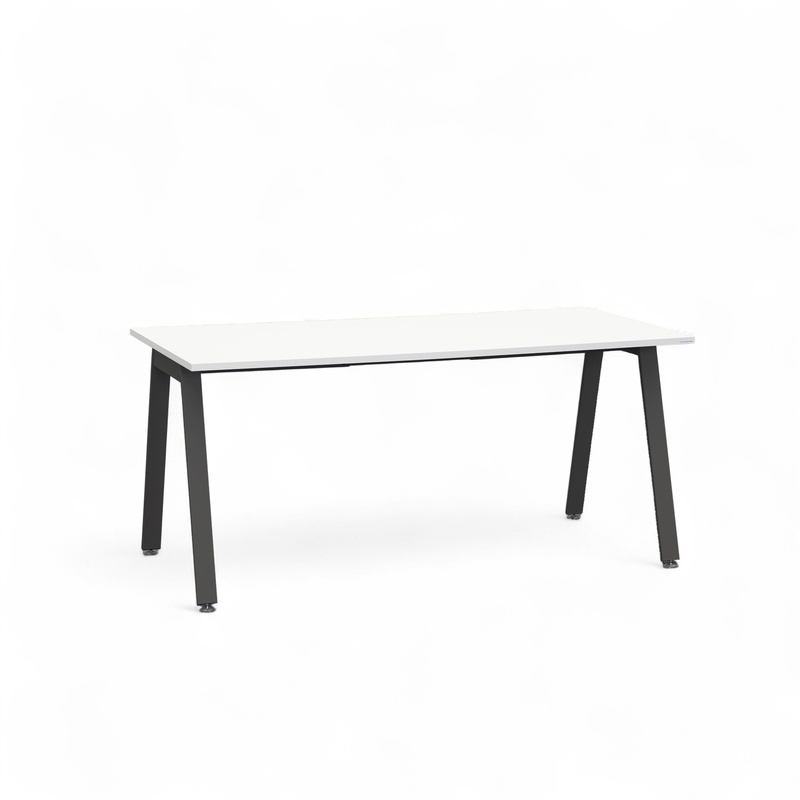 Tradingzone Sem office desk 160x80 cm, White/Black, Rectangular, New, Table - High quality & durable
