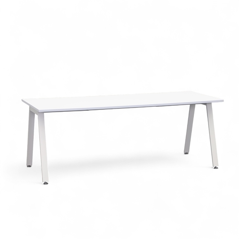 Tradingzone Sem office desk 200x90 cm, White/White, Rectangular, New, Table - High quality & durable