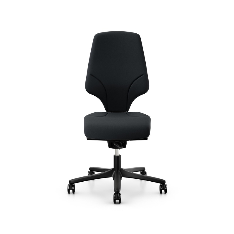 Image of Office swivel chair Giroflex 64-3578 without armrests, Black/Black, New, Ergonomic chair - ideal for flexible working