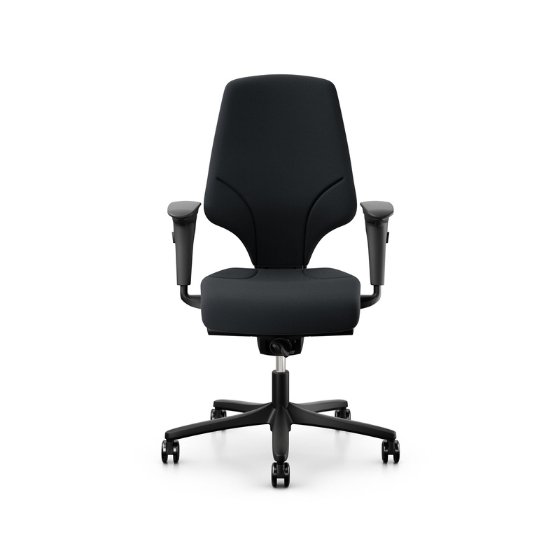 Image of Office swivel chair Giroflex 64-3578 with 4D armrests, Black/Black, New, Ergonomic chair - ideal for flexible working