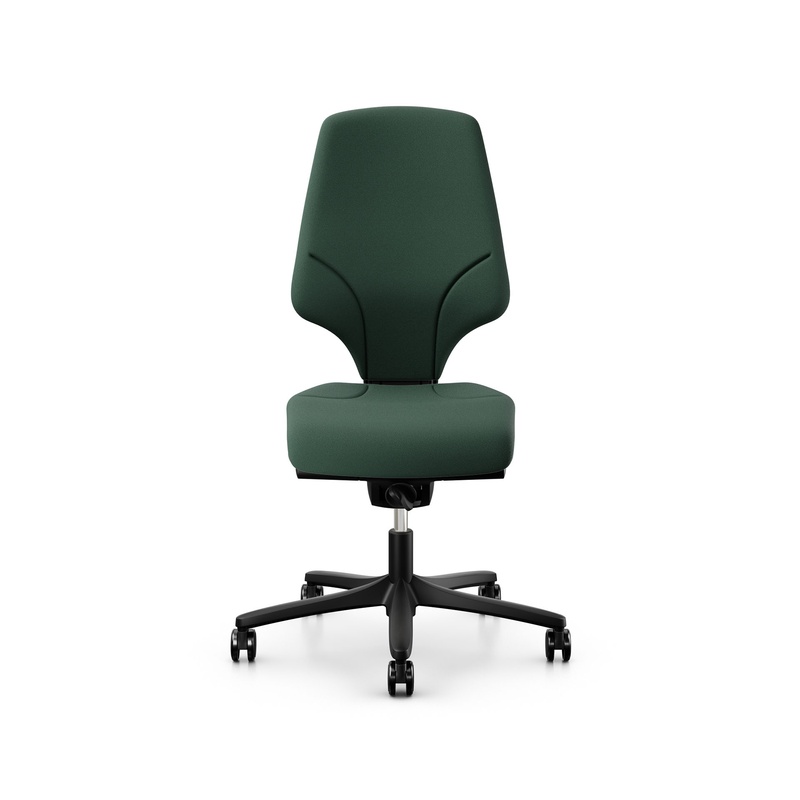 Image of Office swivel chair Giroflex 64-3578 without armrests, Dark green/Black, New, Ergonomic chair - ideal for flexible working