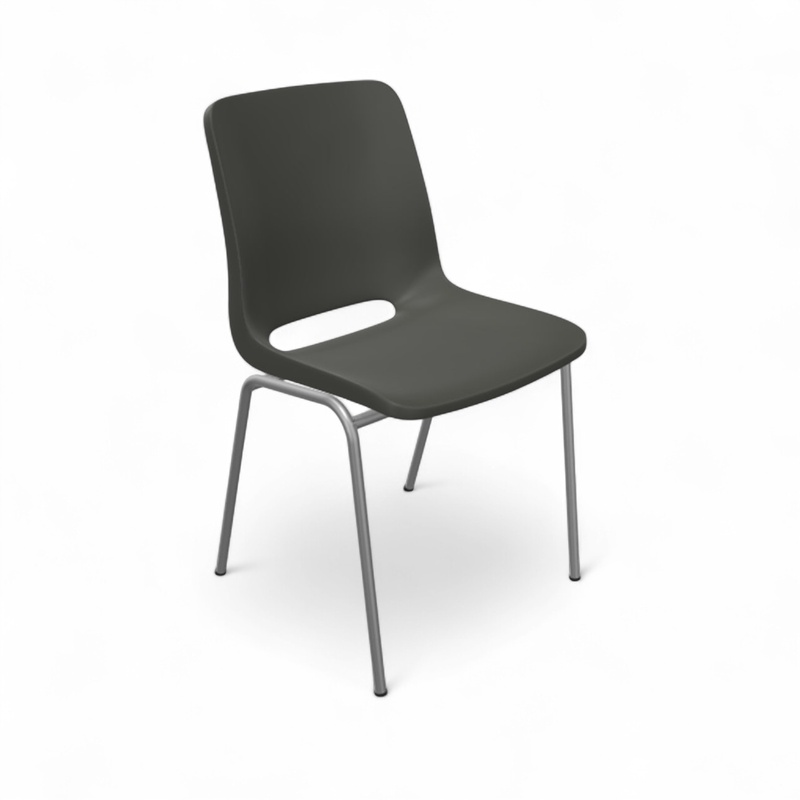 Image of Chair Profim Ana 4340 Anthracite/Silver gray without armrests, New - Perfect for comfortable sitting