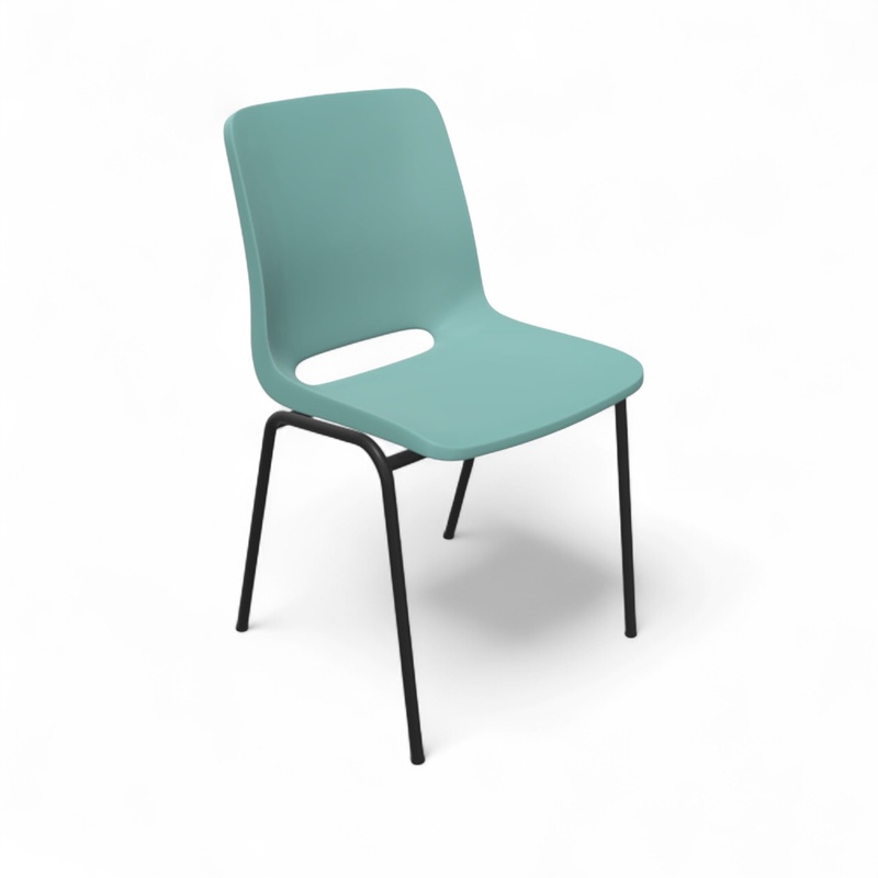 Image of Chair Profim Ana 4340 Green/Black without armrests, New - Perfect for comfortable sitting