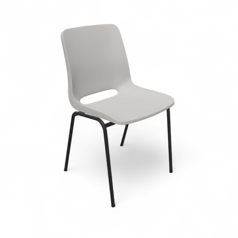 Image of Chair Profim Ana 4340 Gray/Black without armrests, New - Perfect for comfortable sitting