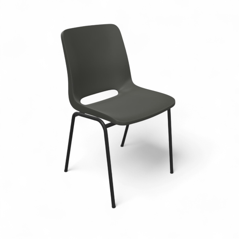 Image of Chair Profim Ana 4340 Anthracite/Black without armrests, New - Perfect for comfortable sitting