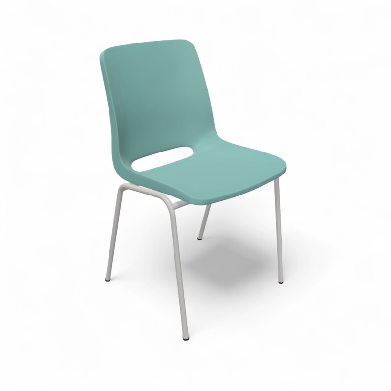 Image of Chair Profim Ana 4340 Green/Grey without armrests, New - Perfect for comfortable sitting
