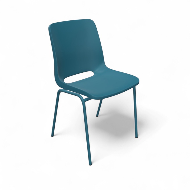 Image of Chair Profim Ana 4340 Blue/Blue without armrests, New - Perfect for comfortable sitting