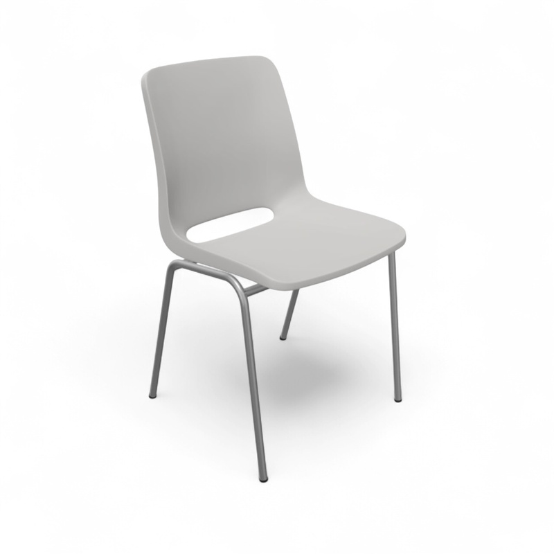 Image of Chair Profim Ana 4340 Gray/Silver gray without armrests, New - Perfect for comfortable sitting