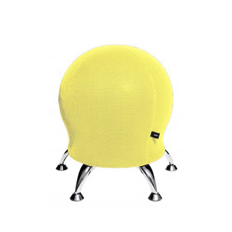 Image of Office stool Topstar Sitness 5, Yellow/Chrome-plated, New, Ergonomic - ideal for flexible workstations
