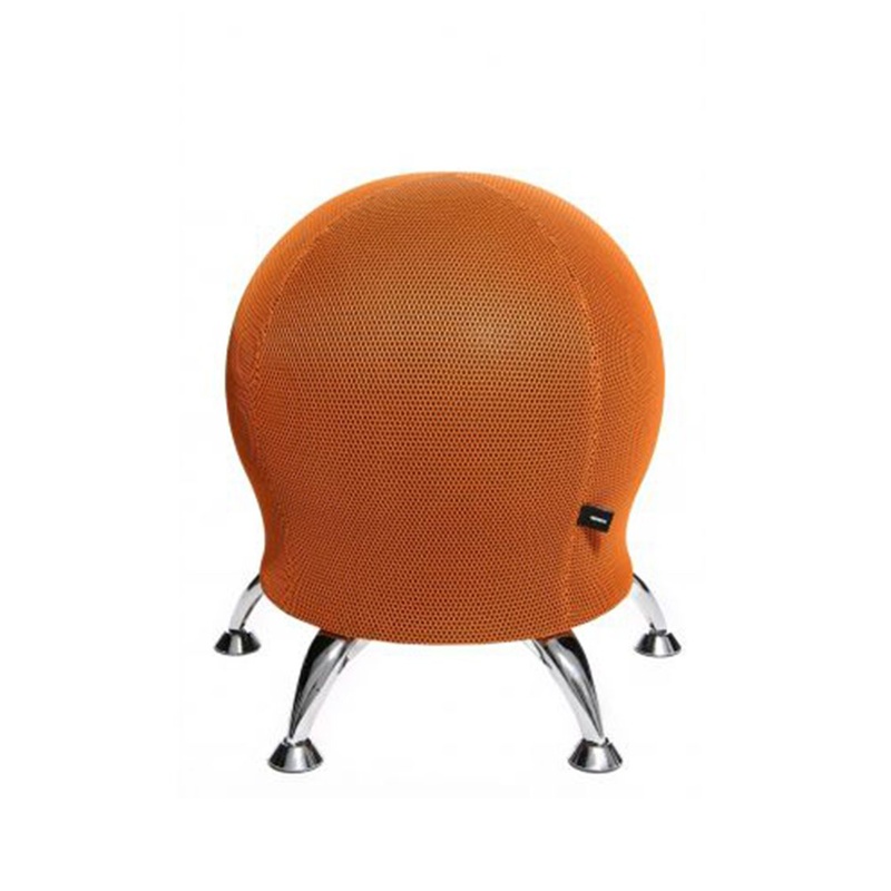 Image of Office stool Topstar Sitness 5, Orange/Chrome-plated, New, Ergonomic - ideal for flexible workstations