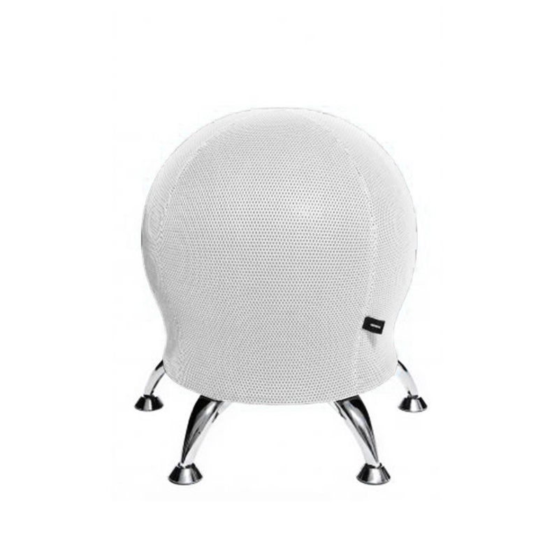 Image of Office stool Topstar Sitness 5, White/Chrome-plated, New, Ergonomic - ideal for flexible workstations