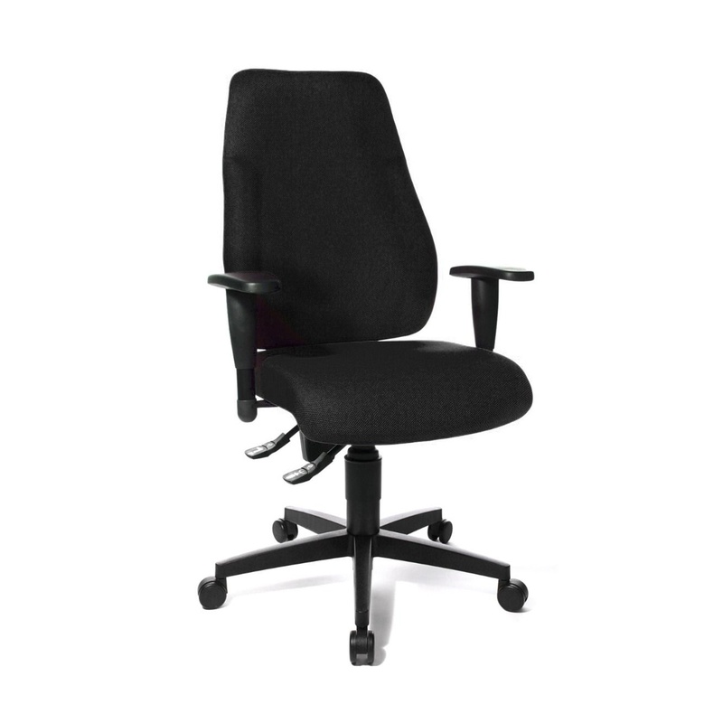 Image of Office swivel chair Topstar Lady Sitness with 3D armrests, Black, New, Ergonomic chair - ideal for flexible working