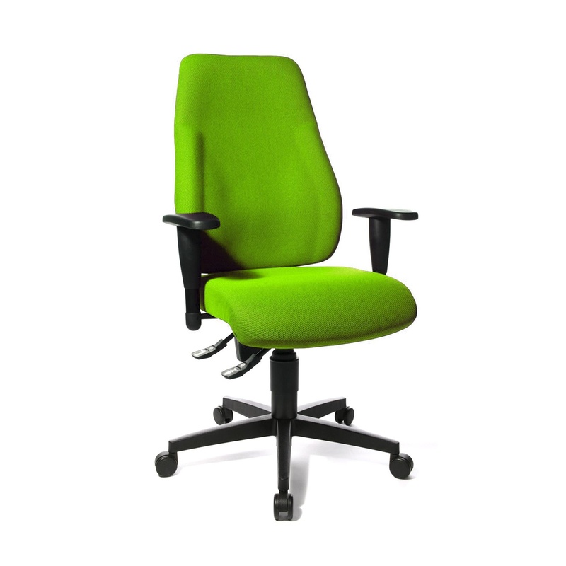 Image of Office swivel chair Topstar Lady Sitness with 3D armrests, Green, New, Ergonomic chair - ideal for flexible working