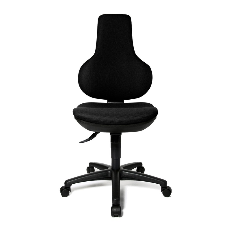 Image of Office chair Topstar Ergo Point SY without armrests, Black/Black, New, Ergonomic chair - ideal for flexible working