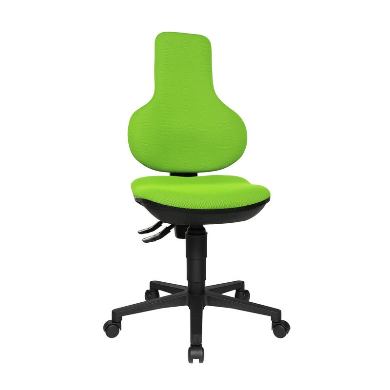 Image of Office chair Topstar Ergo Point SY without armrests, Green/Black, New, Ergonomic chair - ideal for flexible working