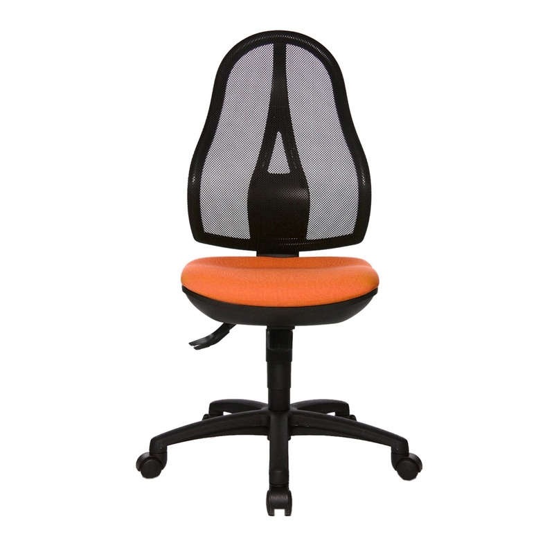 Image of Topstar Open Point SY office swivel chair without armrests, Orange, New, Ergonomic chair - ideal for flexible working
