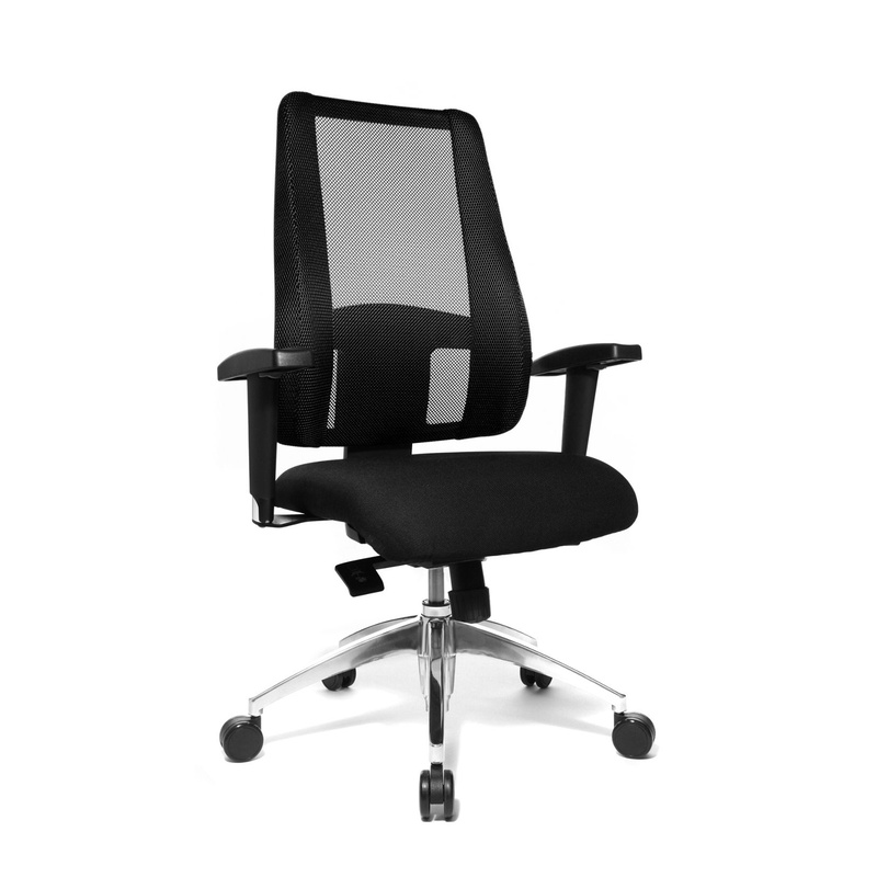Image of Office swivel chair Topstar Lady Sitness Deluxe with 2D armrests, Black, New, Ergonomic chair - ideal for flexible working