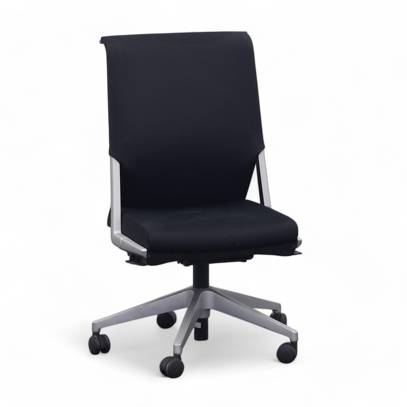 Image of Haworth Comforto 5965 office chair without armrests, Black, Normal used, Ergonomic chair - ideal for flexible working