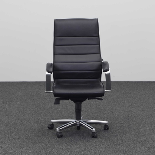 Bürodrehstuhl Topstar TD Luxe 10 Leder schwarz