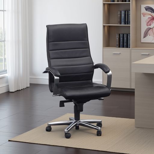 Bürodrehstuhl Topstar TD Luxe 10 Leder schwarz
