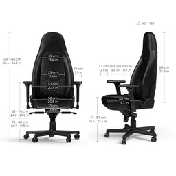 Echtleder Gaming Stuhl Noblechairs ICON