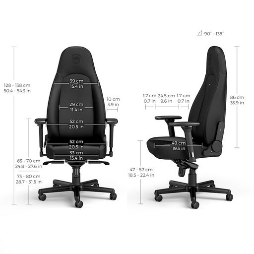 Gaming Stuhl Noblechairs ICON Hightech Kunstleder