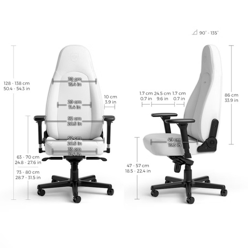 Gaming Stuhl Noblechairs ICON Hightech Kunstleder