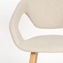 Esszimmerstuhl Zuiver Flexback Boucle - 2er Set