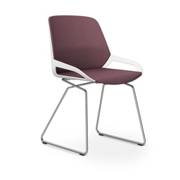 Chaise luge Aeris Numo Comfort (Violet clair, blanc / chrome)