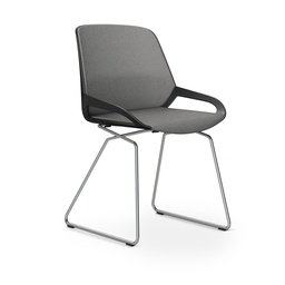 Chaise luge Aeris Numo Comfort (Gris clair, noir / chrome)