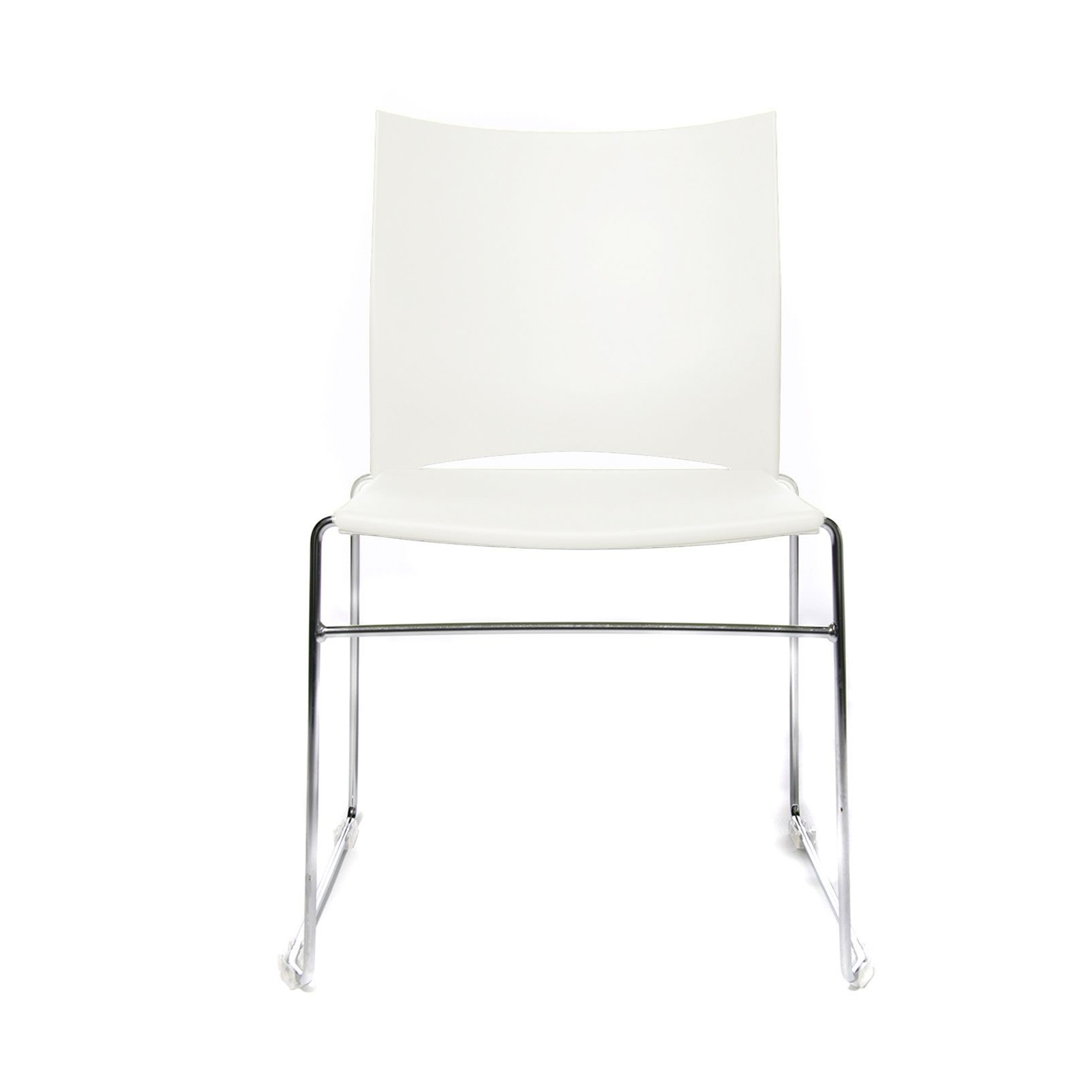 Topstar W-Chair conference chair White/Chrome-plated without armrests, New - Comfortable seating