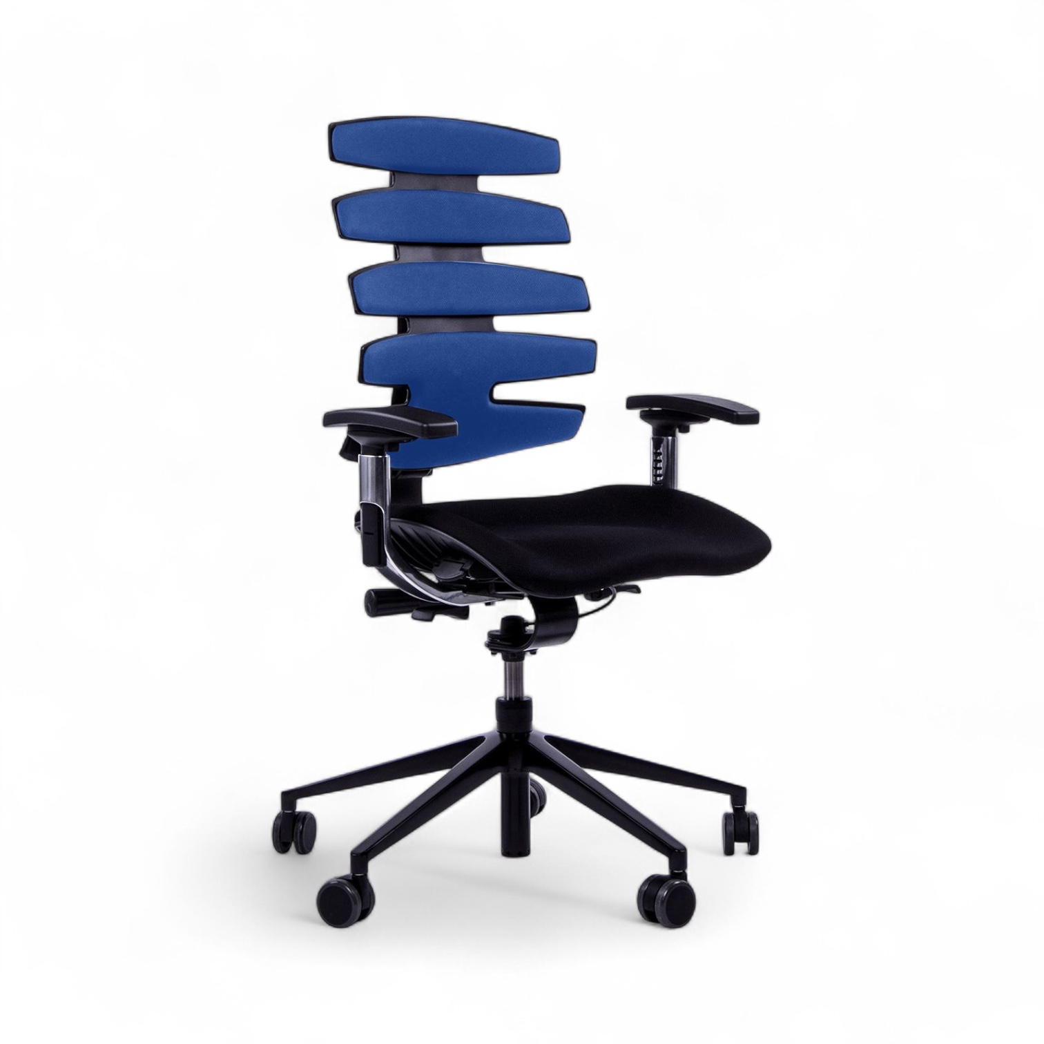 Image of Bürostuhl SitagWave mit 3D Armlehnen, Blau/Schwarz, Neu, Ergonomischer Stuhl - ideal für flexibles Arbeiten