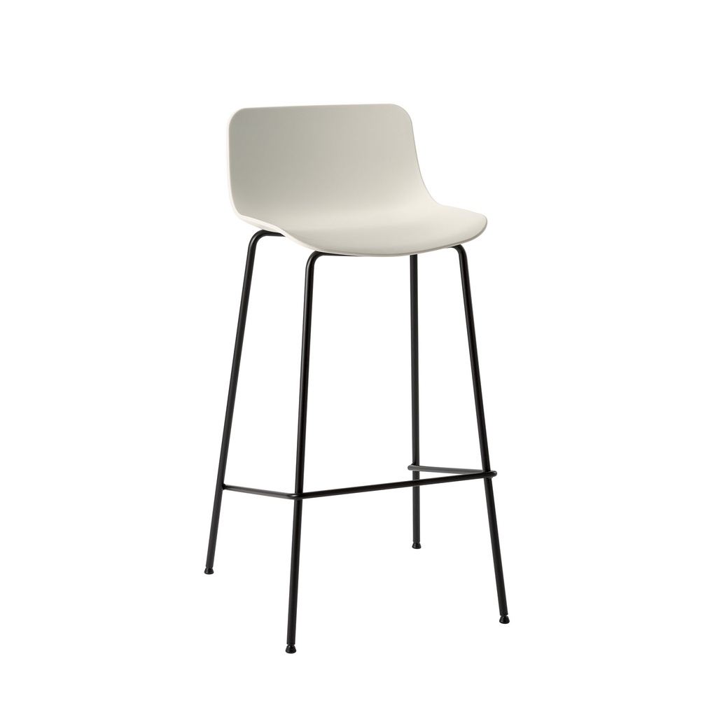 Tabouret de bar Milani Stay (Blanc, Noir)