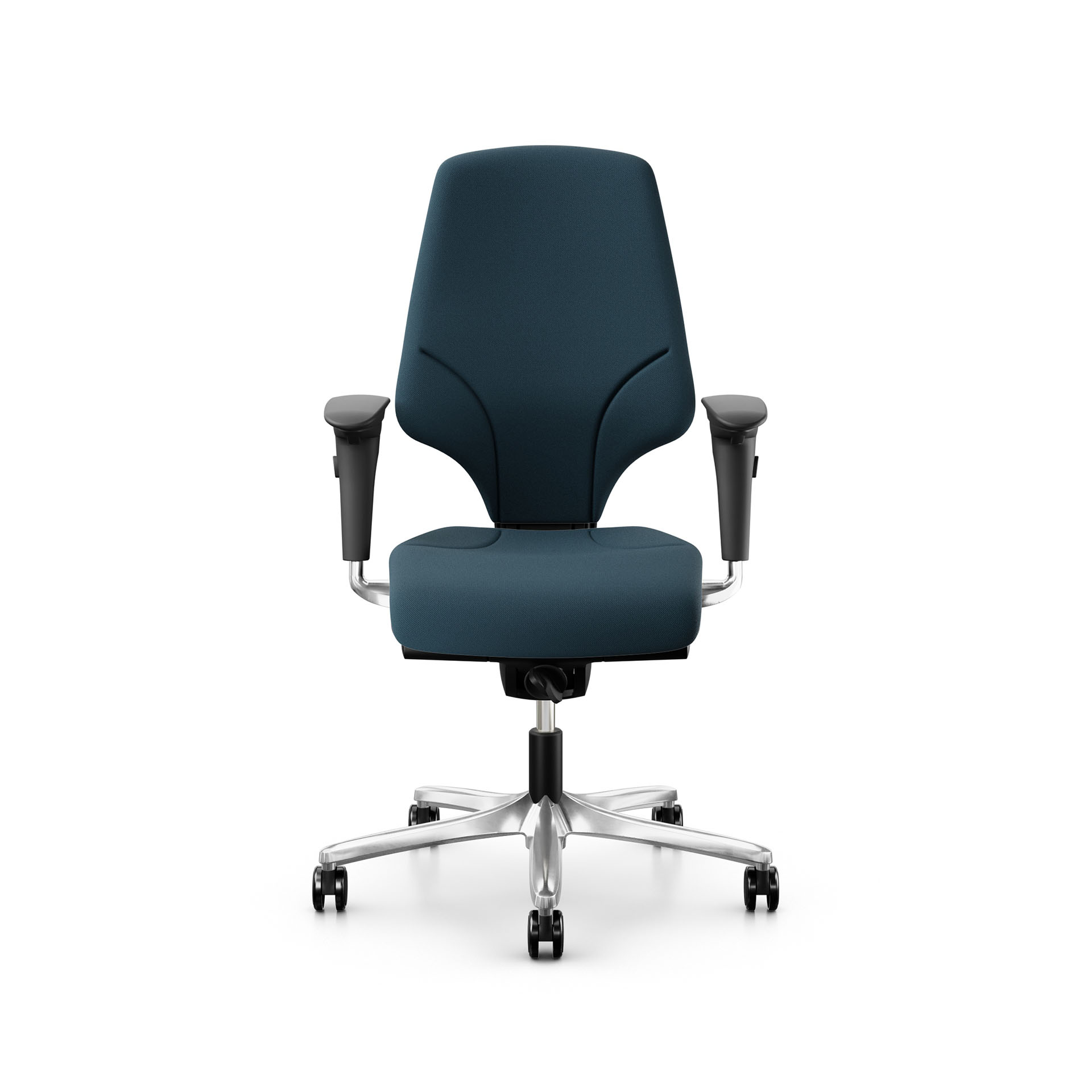 Image of Bürostuhl Giroflex 64-3578 mit 4D Armlehnen, Blau/Verchromt, Neu, Ergonomischer Stuhl - ideal für flexibles Arbeiten