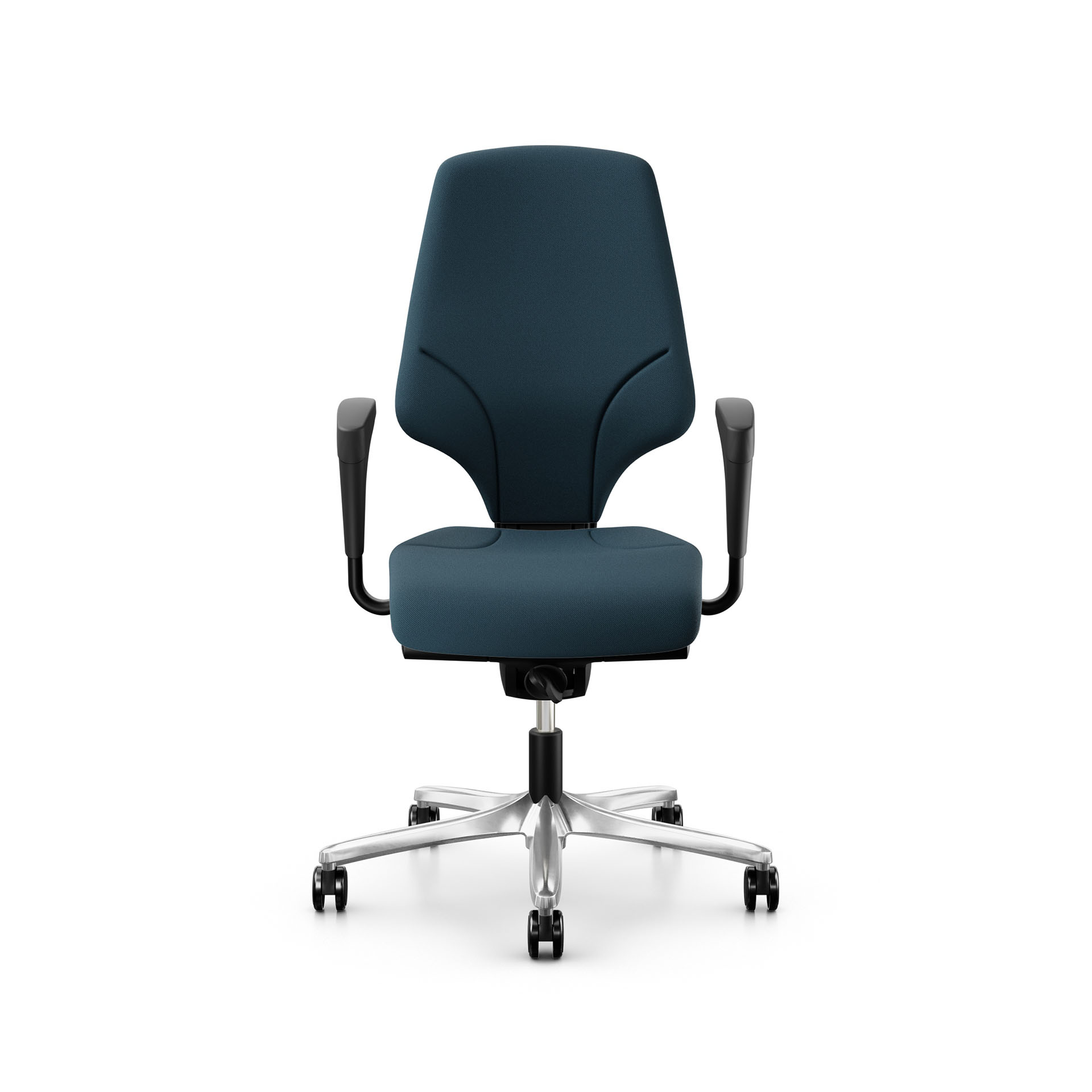 Image of Bürostuhl Giroflex 64-3578 mit 1D Armlehnen, Blau/Verchromt, Neu, Ergonomischer Stuhl - ideal für flexibles Arbeiten