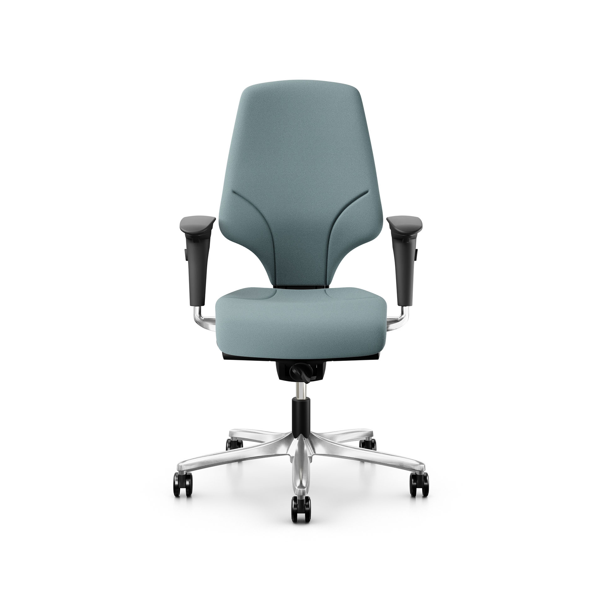 Image of Bürostuhl Giroflex 64-3578 mit 4D Armlehnen, Hellblau/Verchromt, Neu, Ergonomischer Stuhl - ideal für flexibles Arbeiten