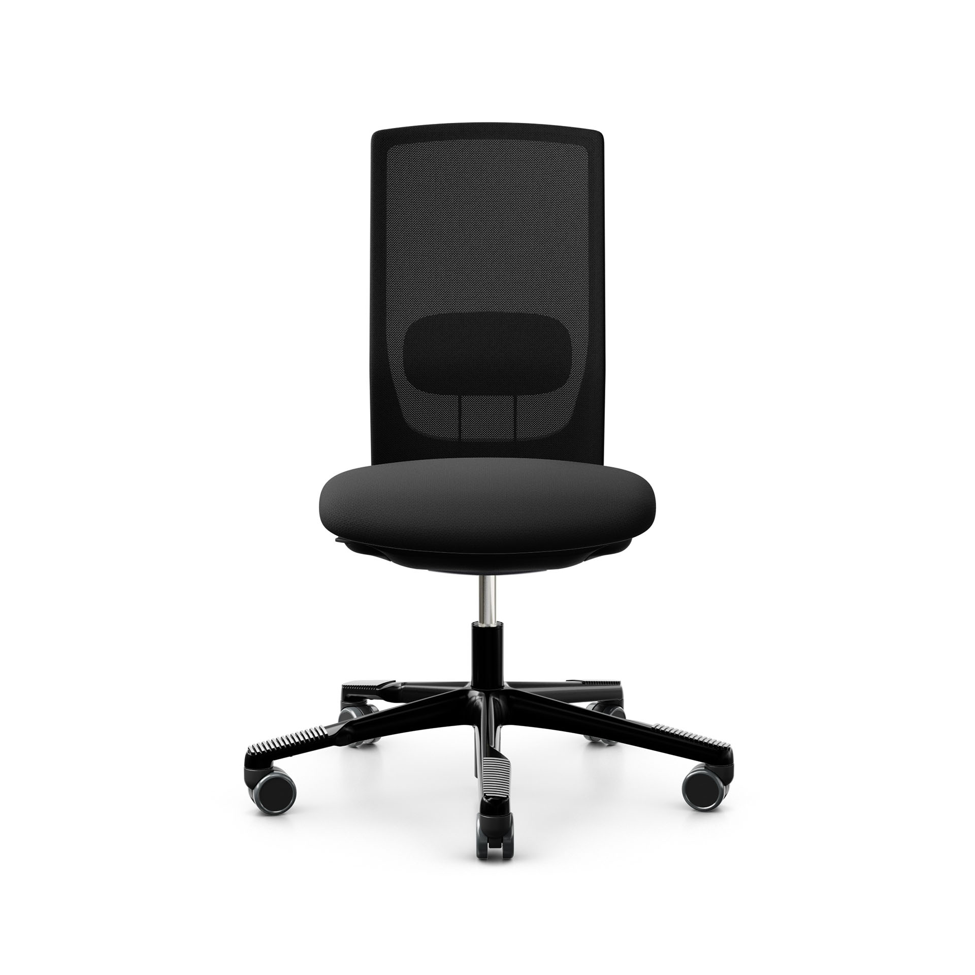 Siège de bureau HAG Futu Mesh 1100-S sans accoudoirs, Noir, Nouveau, Chaise ergonomique - idéale pour un travail flexible