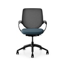 Siège pivotant Dossier configurable Giroflex 313 (avec dossier en filet, Bleu, Noir)