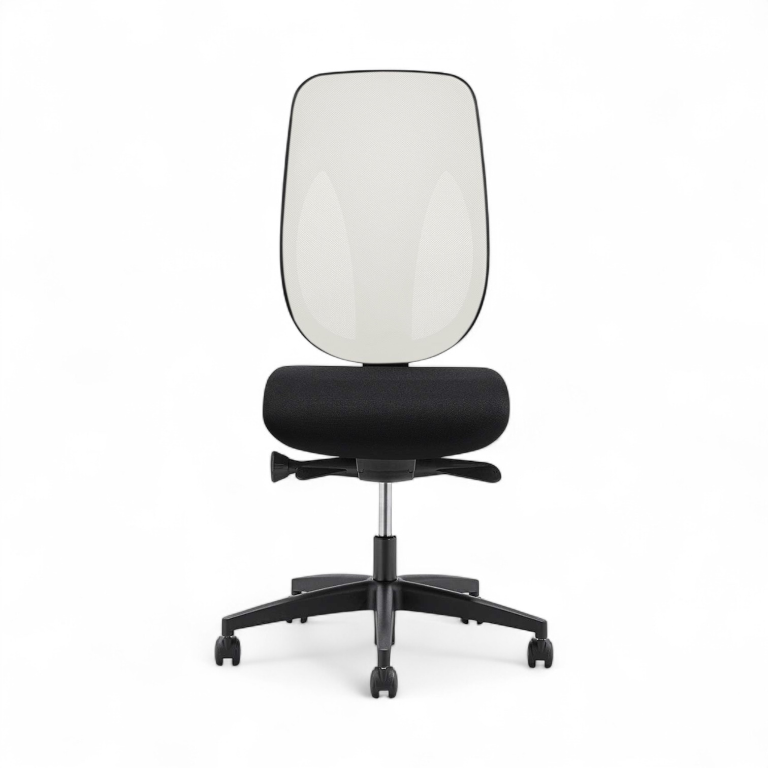 Sedia girevole Giroflex 353-4029 senza poggiatesta & senza braccioli Bianco/Nero, Nuovo, Sedia ergonomica - ideale per un lavoro flessibile