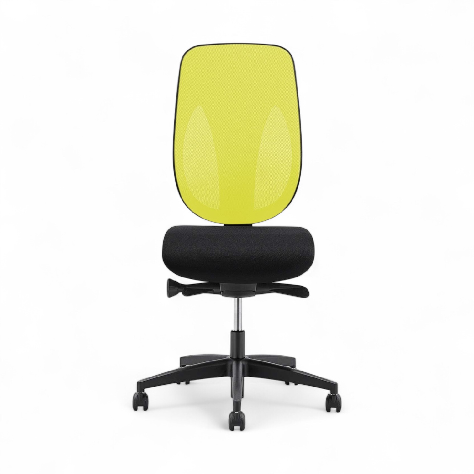 Bürostuhl Giroflex 353-4029 ohne Kopfstütze & ohne Armlehnen Gelb/Schwarz, Neu, Ergonomischer Stuhl - ideal für flexibles Arbeiten