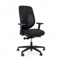 Bürostuhl Giroflex 353-4029 (Schwarz, Neu, mit 2D Armlehnen, ohne Kopfstütze)
