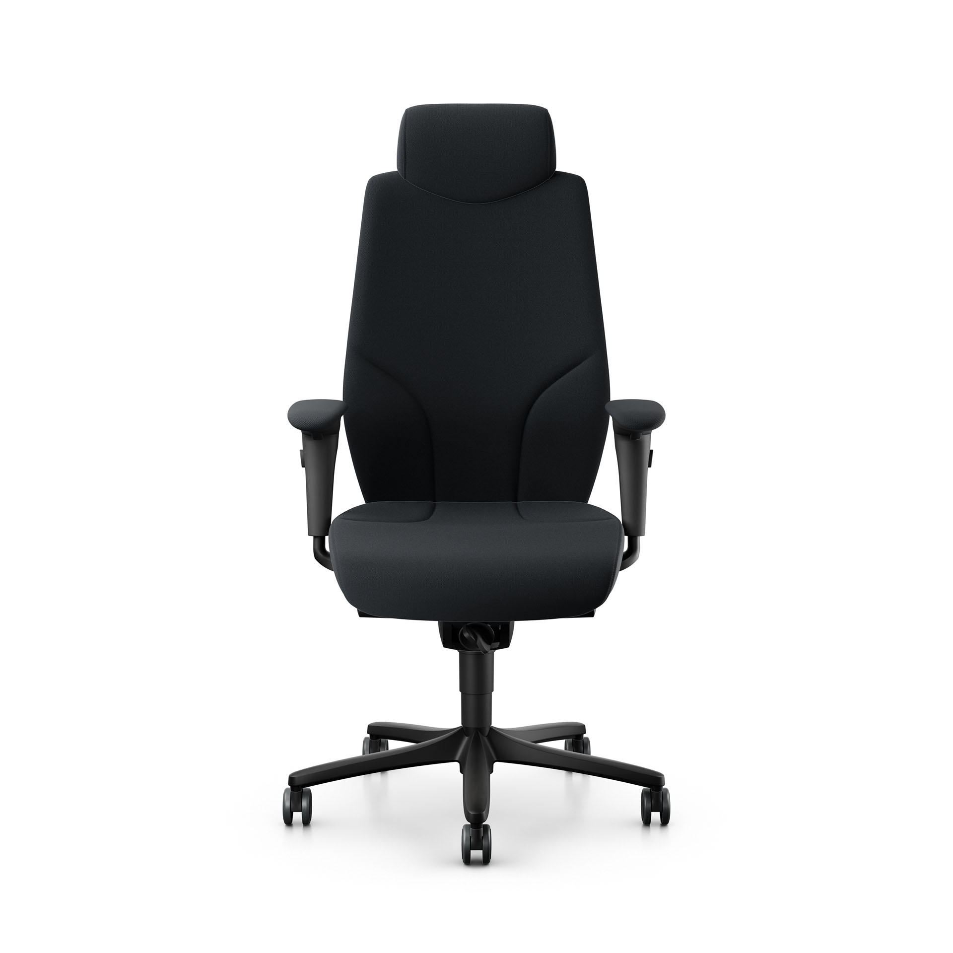 Image of Chefsessel Giroflex 64-9778 mit 4D Armlehnen, Schwarz/Schwarz, Neu, Ergonomischer Stuhl - ideal für flexibles Arbeiten