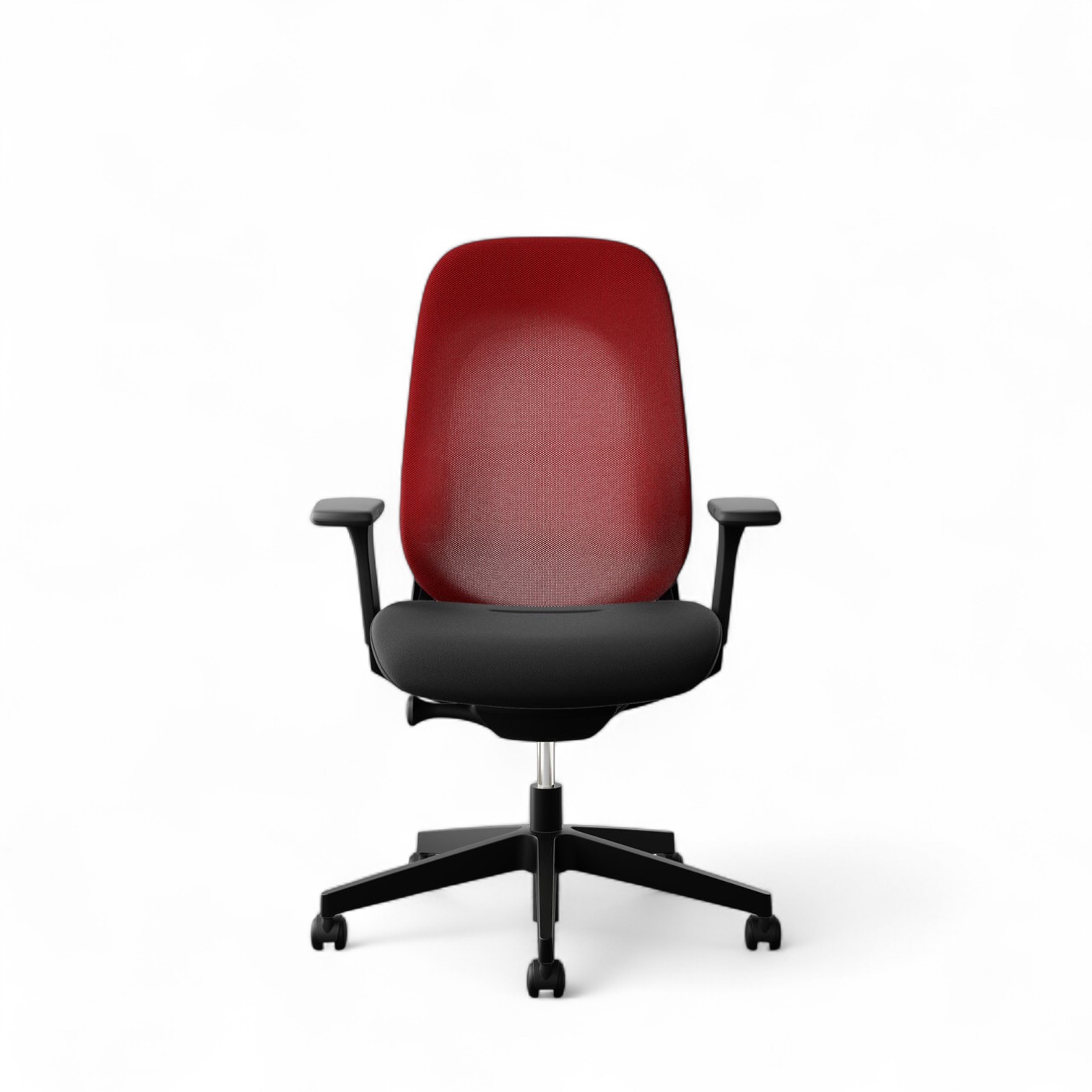 Sedia girevole Giroflex 40-4049 con braccioli 3D, Rosso/Nero, Nuovo, Sedia ergonomica - ideale per un lavoro flessibile