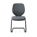 Sedia da conferenza a sbalzo Giroflex 353 (Grigio, Nuovo, Nero, con schienale imbottito, senza braccioli)